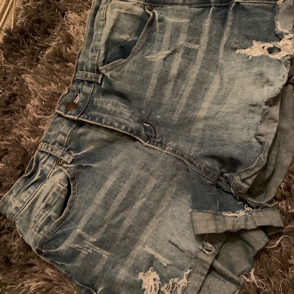 Light blue shorts